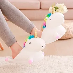 3d Unicorn Mule Slippers