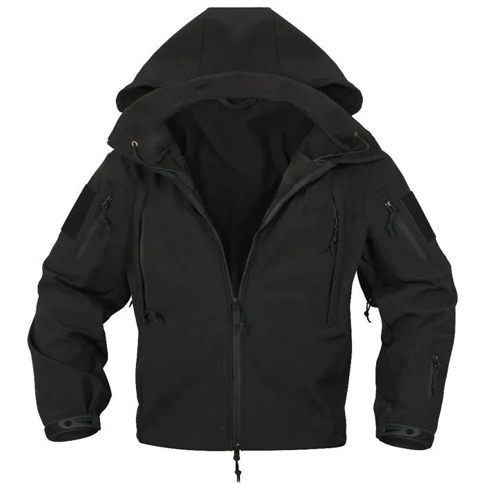 Black - Tactical Special Operations Soft Shell Jacket