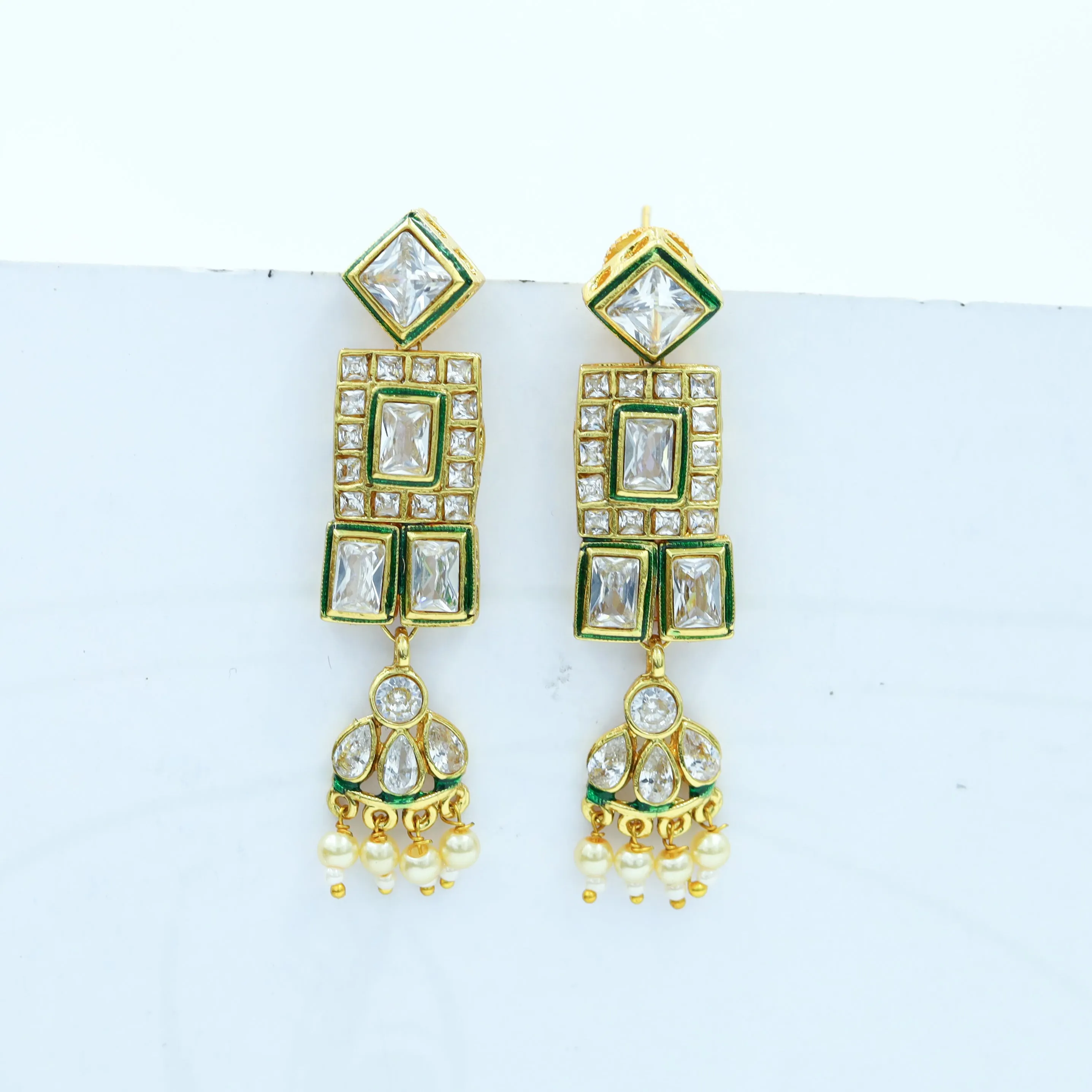 Choker Polki Necklace Set 4455-21