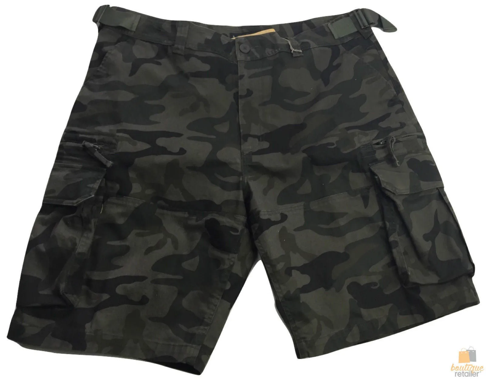 Deluxe Heavy Duty CARGO SHORTS 100% COTTON Drill Summer Work Adjustable