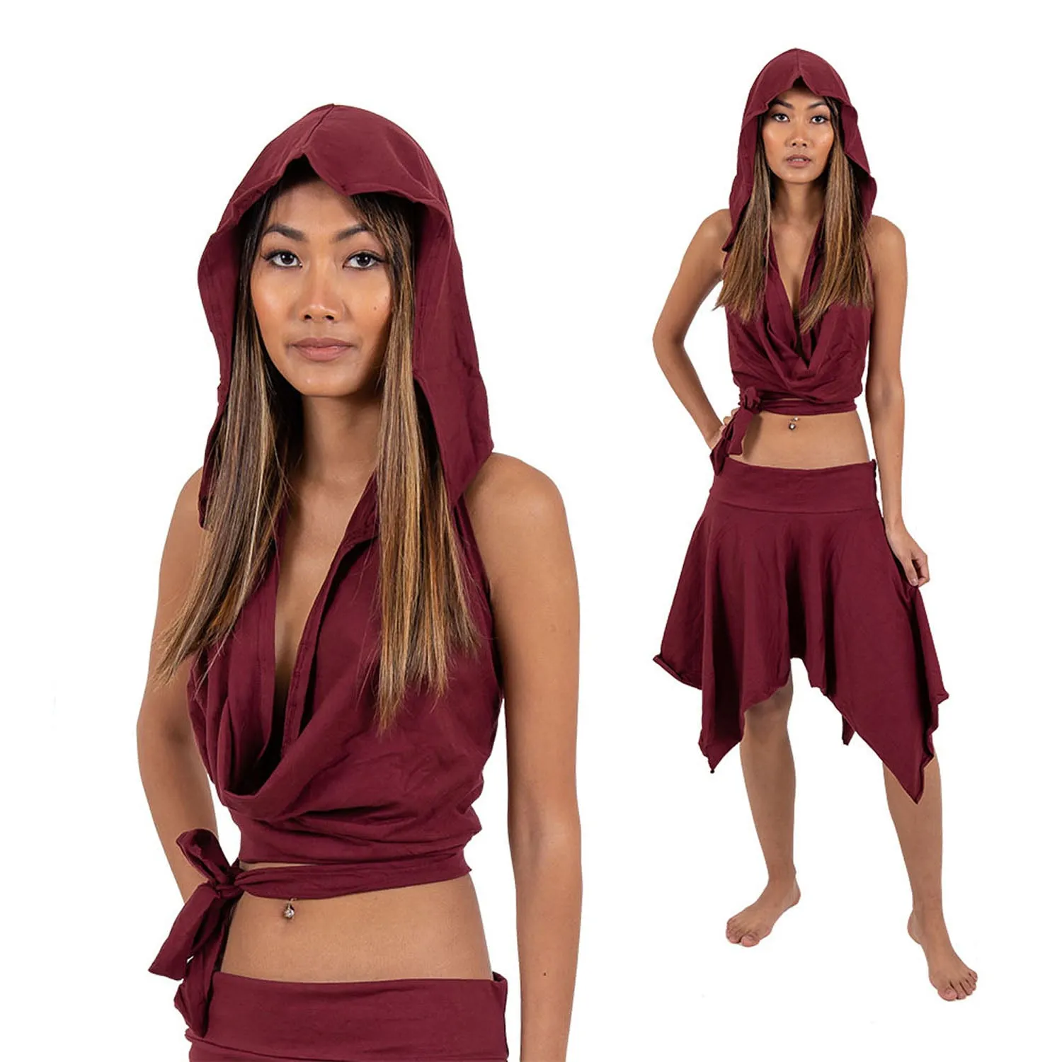 Elven Hooded Top