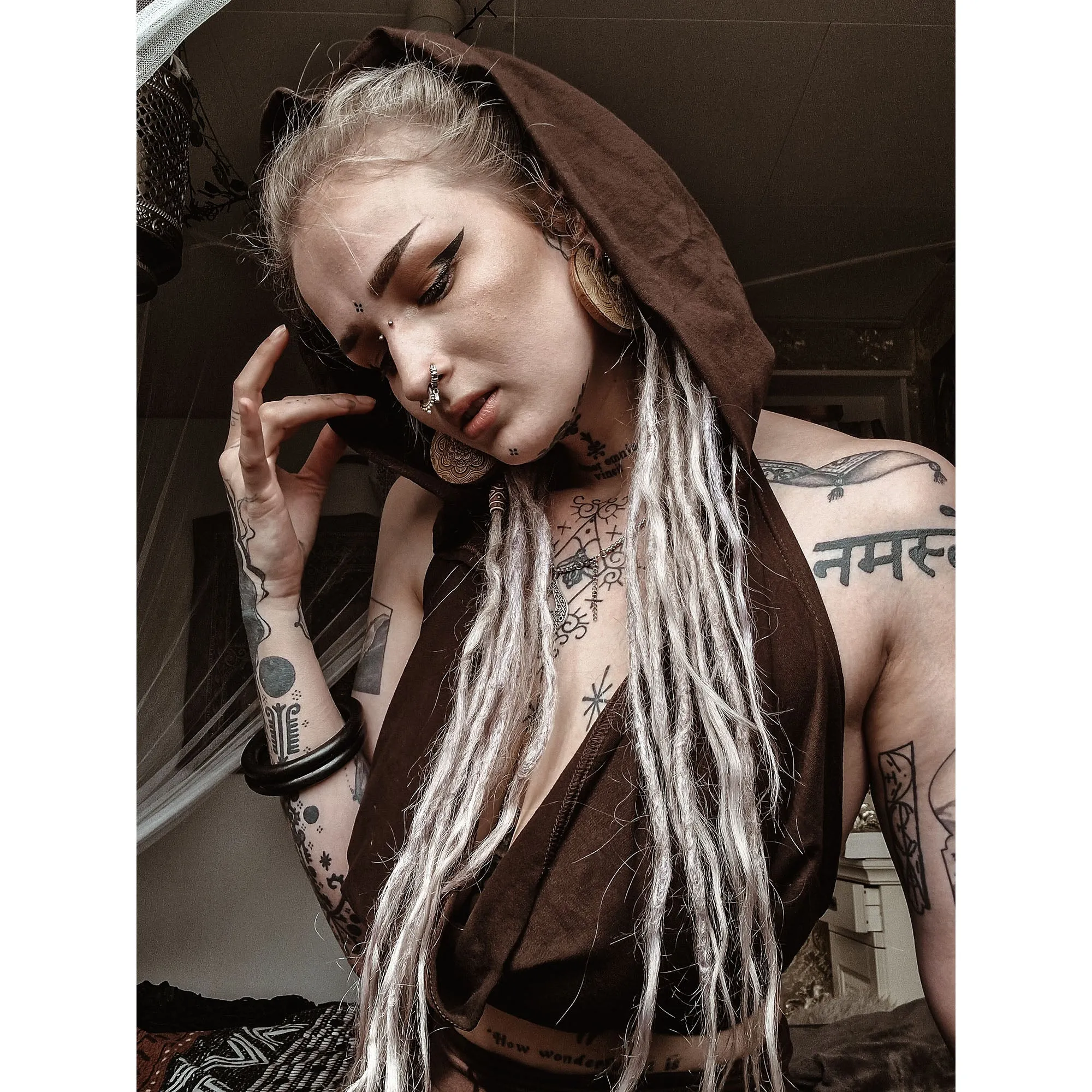 Elven Hooded Top