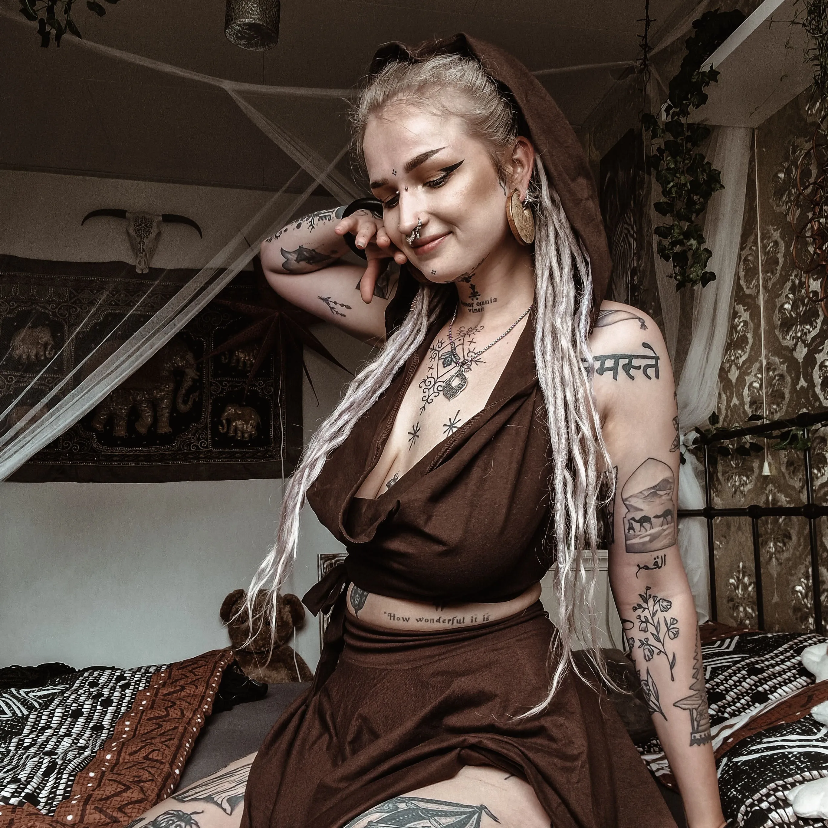 Elven Hooded Top