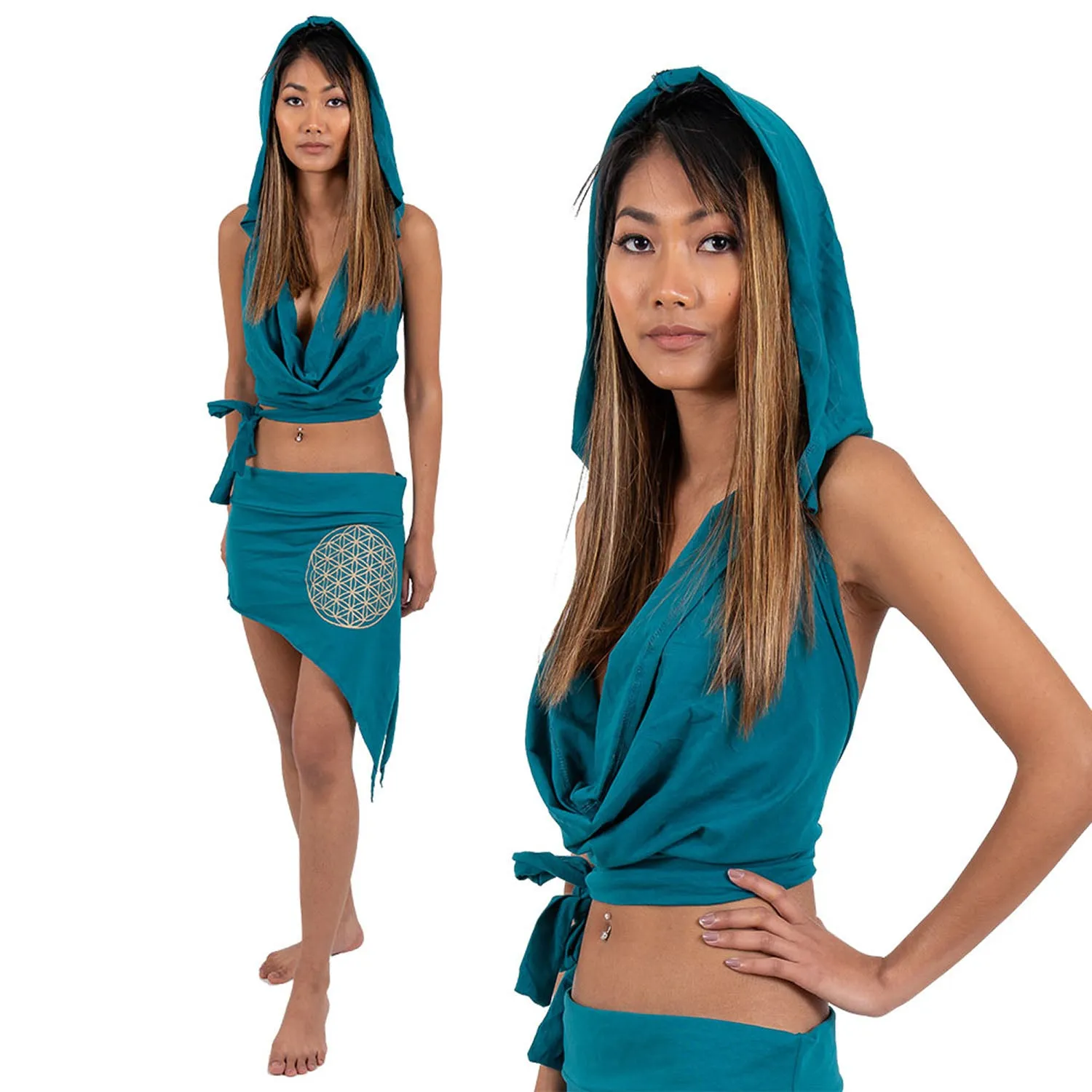 Elven Hooded Top