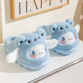 Fluffy Fur Costume Cozy Slippers Cinnamoroll