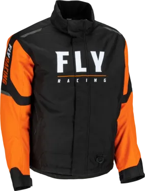 Fly Racing Outpost Snowmobile Jacket Orange Black