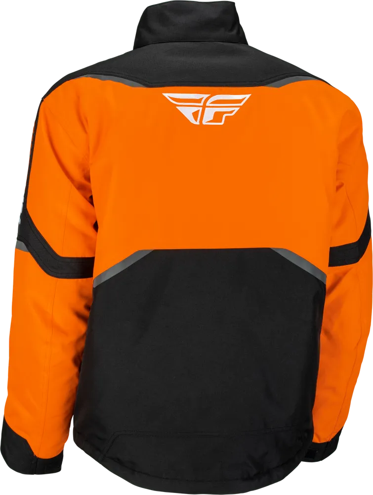 Fly Racing Outpost Snowmobile Jacket Orange Black