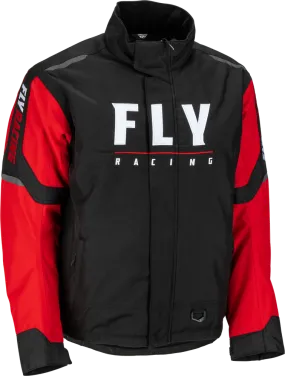 Fly Racing Outpost Snowmobile Jacket Red Black
