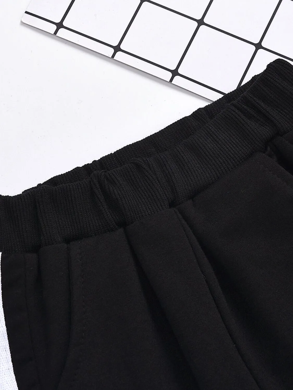 Kids Side Stripe Contrast Joggers