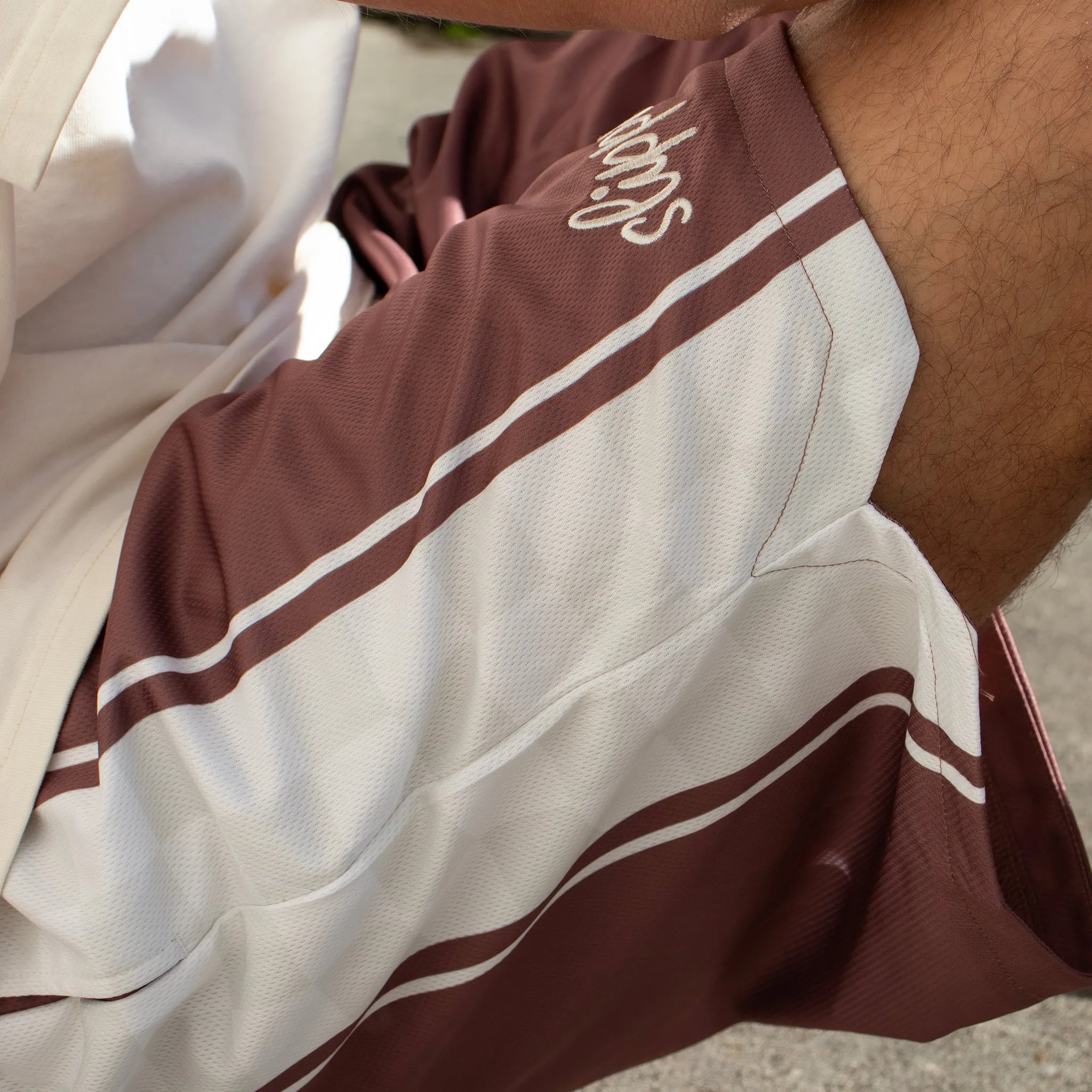 MOCHA CHECKERS SHORTS