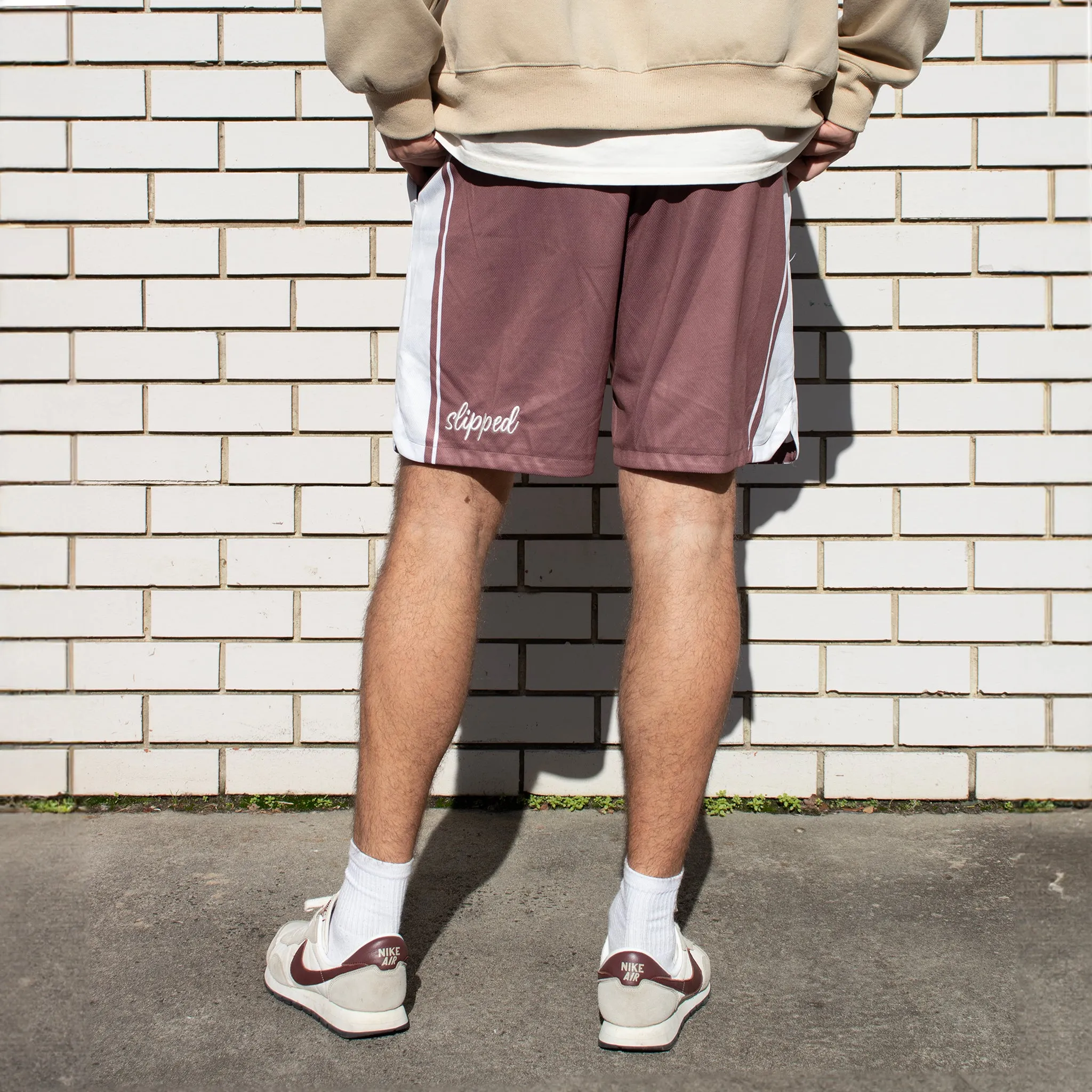 MOCHA CHECKERS SHORTS