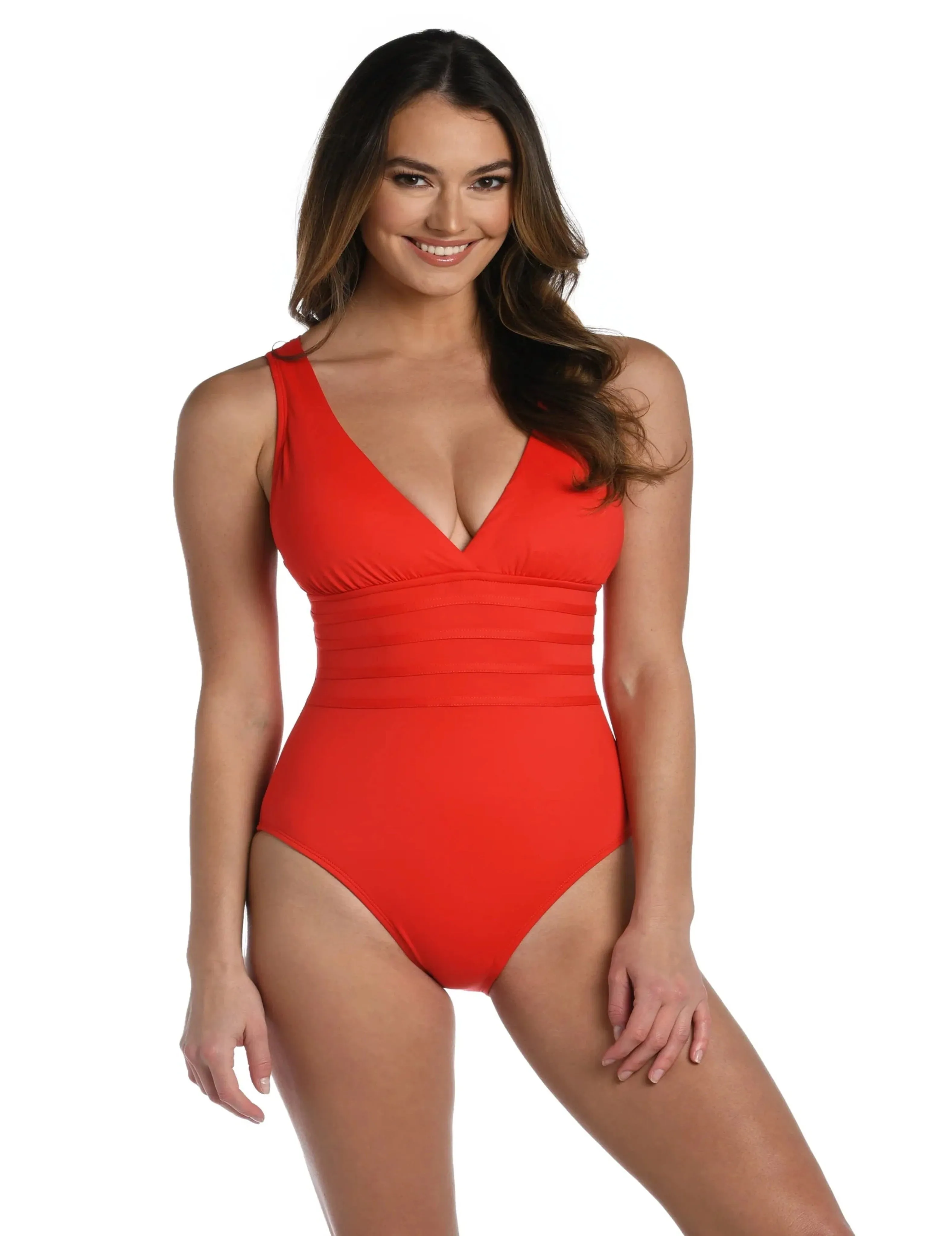 Multi Strap Cross Back One Piece Swimsuit