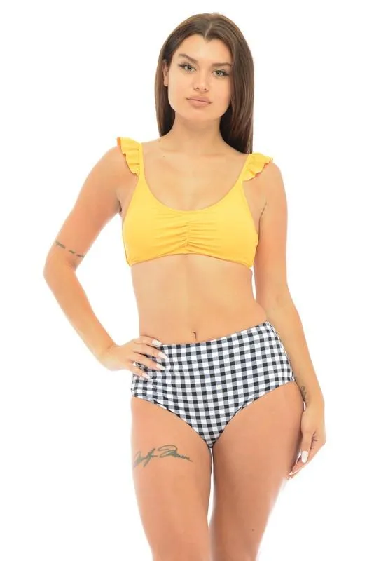 Pre-Order High-Waist Cross Back Bikini