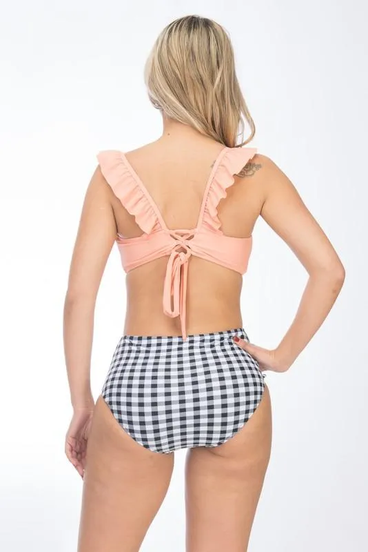 Pre-Order High-Waist Cross Back Bikini