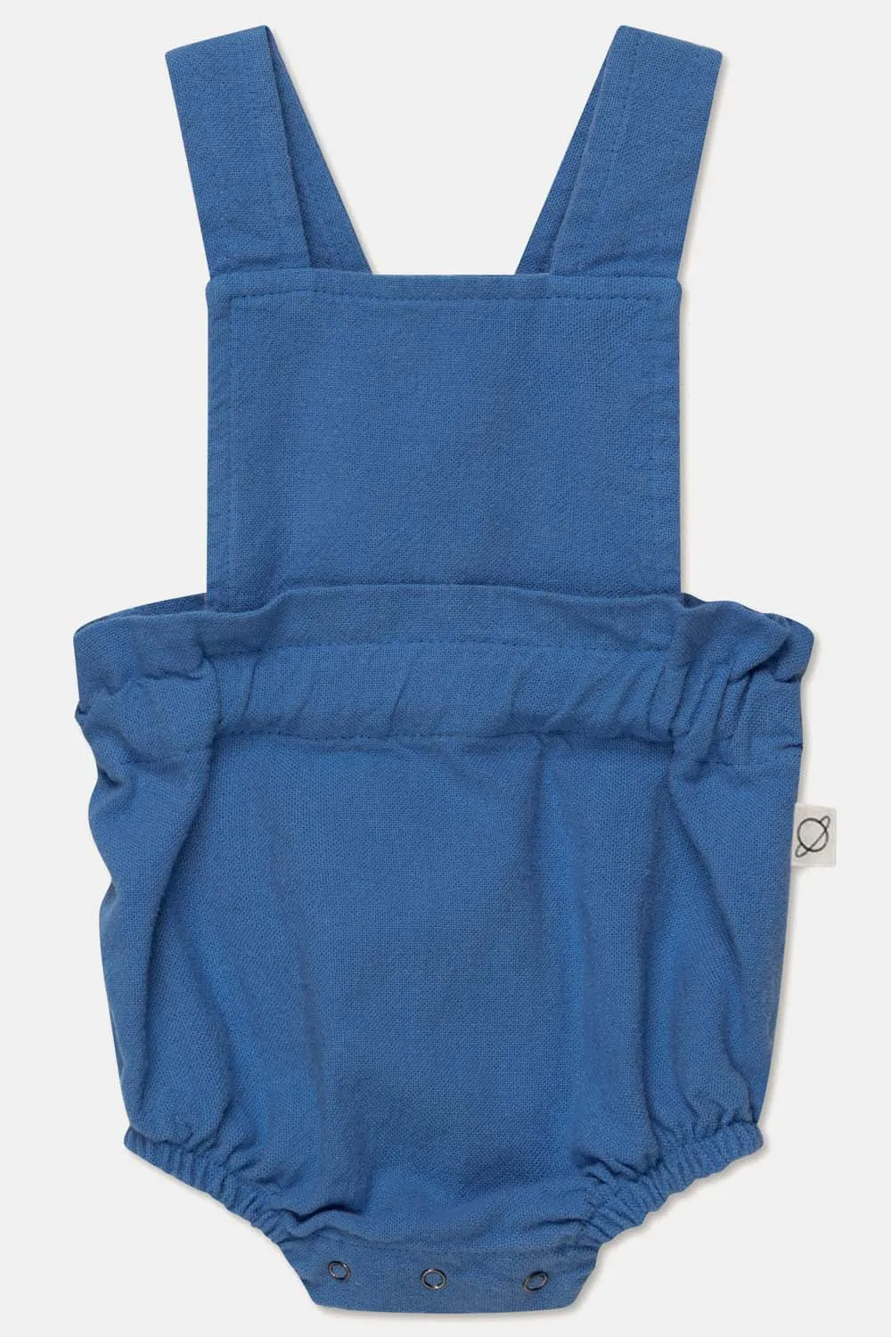 RUSTIC COTTON SMOCKED BABY OVERALLS