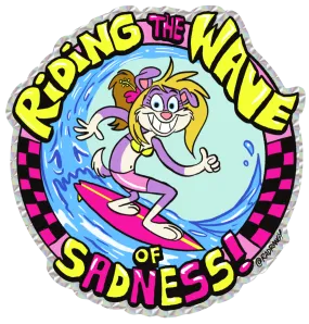 Sticker Wave of Sadness