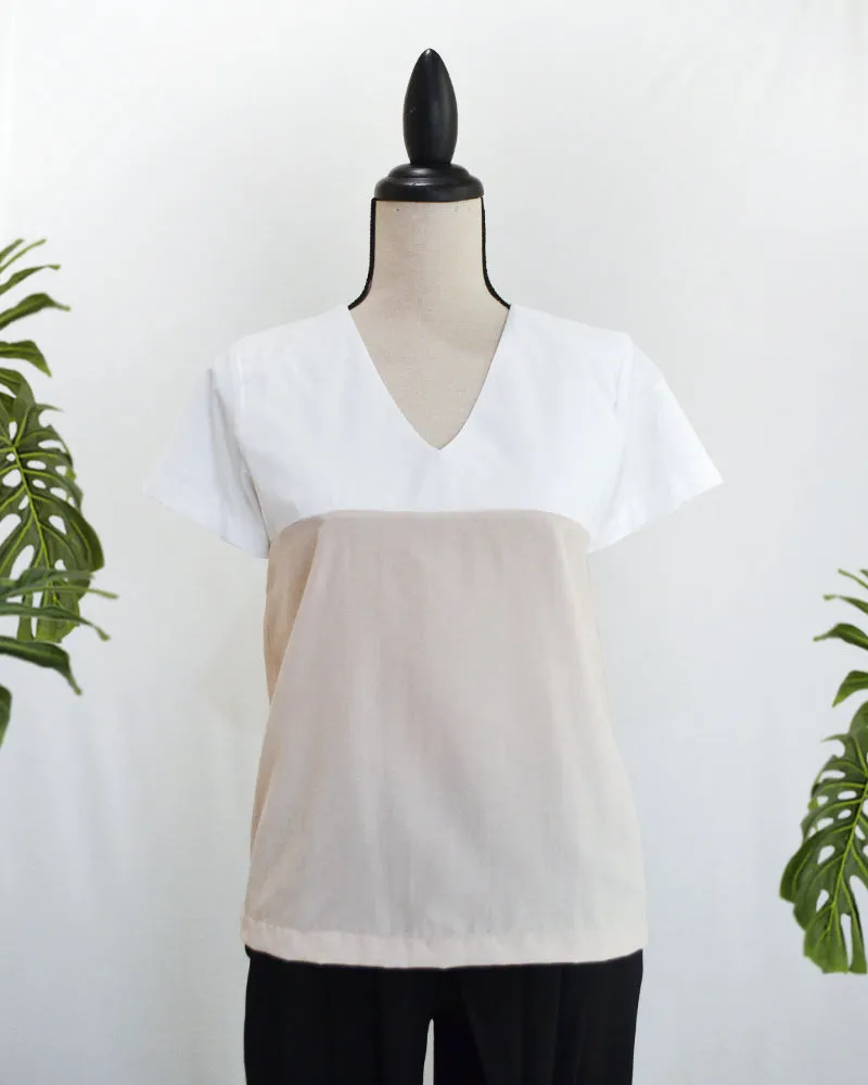 Taryn Two-Tone Top