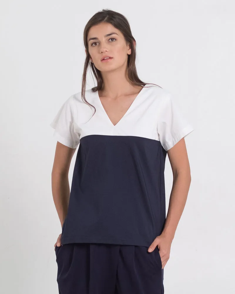 Taryn Two-Tone Top