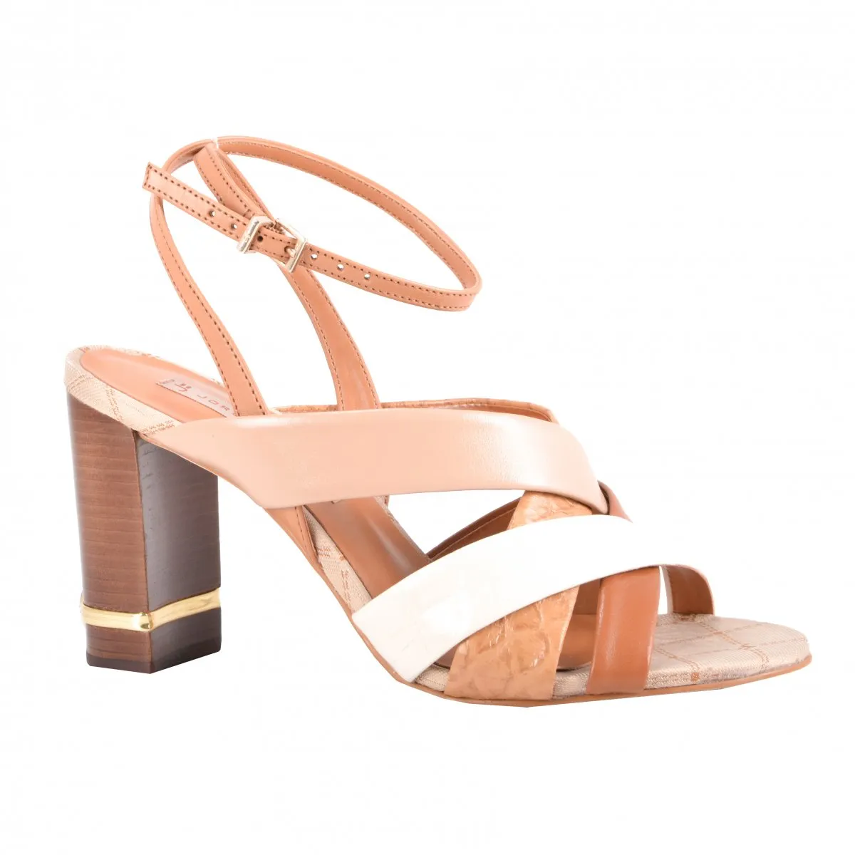 Two-tone Caramel Sandal