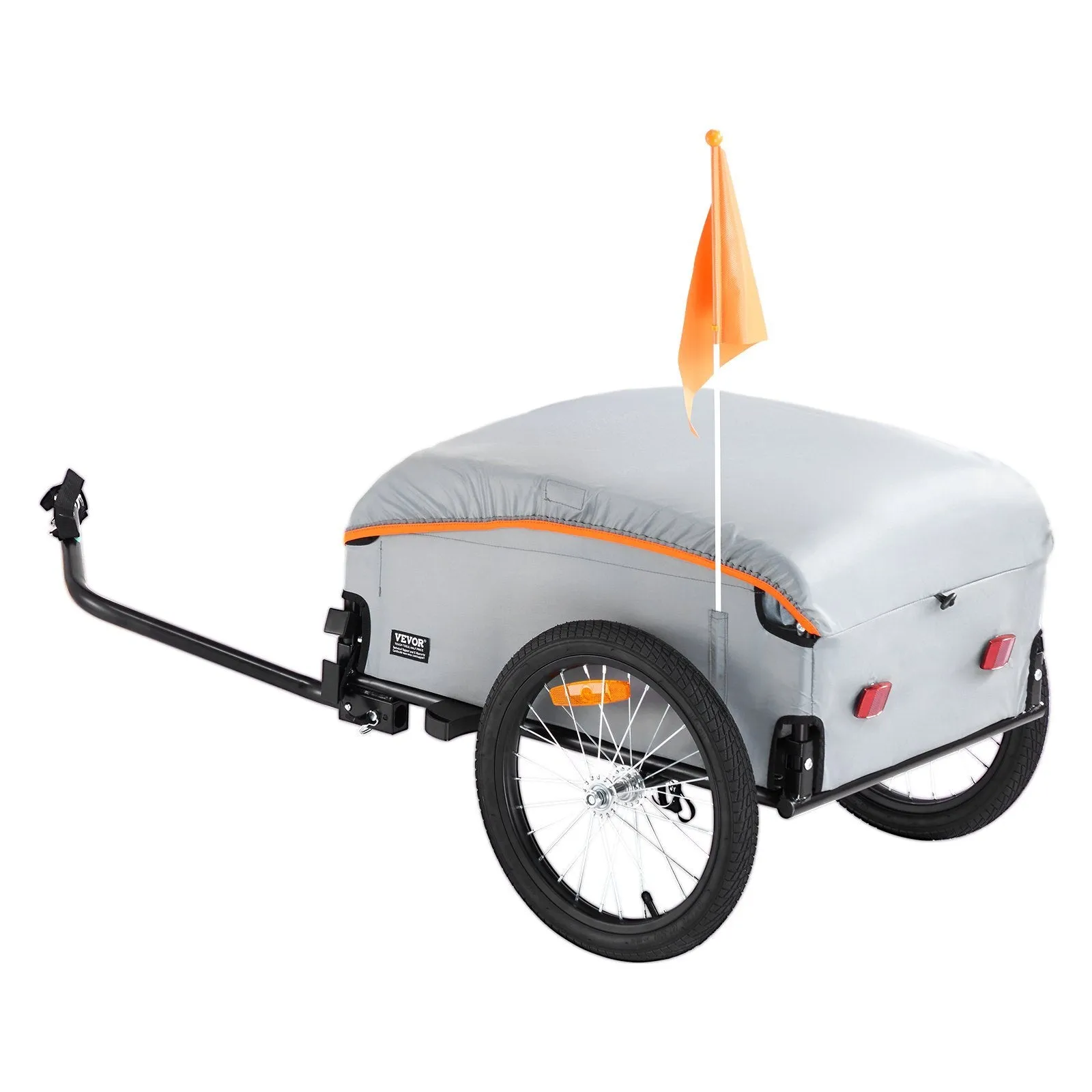 VEVOR Bike Cargo Trailer, 100 lbs Load Capacity, Heavy-Duty